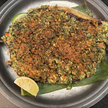 Ping’s Bistro - 傣味香茅草烤鱼 Signature Grilled Fish with Lemongrass - Chinese Near Me - San Mateo, California