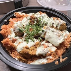 Shawarmar - Yummy food! I think it was a Shish Tawook Bowl?