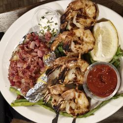 Ruby's Inn Restaurant - Shrimps gebraten.