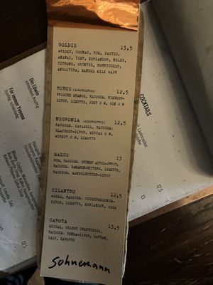 Menu photo 1 Sohnemann Berlin, BE Menu photo 1 Sohnemann Berlin, BE