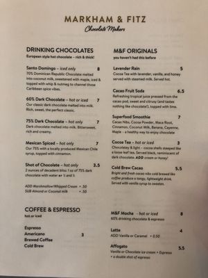 Menu photo 8 Markham and Fitz Bentonville, AR