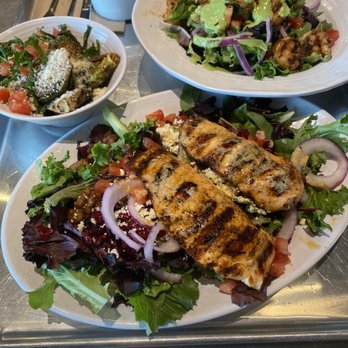 California Fish Grill - Atlantic Salmon, Keto Shrimp Bowl and some Brussel sprouts - Seafood Near Me - Riverside, California California Fish Grill - Atlantic Salmon, Keto Shrimp Bowl and some Brussel sprouts - Seafood Near Me - Riverside, California