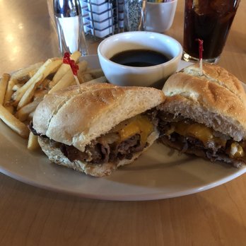 Elmer's Kitchen - Prime Rib Sandwich with fries - Diners Near Me - Boise, Idaho Elmer's Kitchen - Prime Rib Sandwich with fries - Diners Near Me - Boise, Idaho