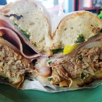 Paseo - Paseo Press - roast pork with cilantro, ham & melted cheese - Caribbean Near Me - Seattle, Washington
