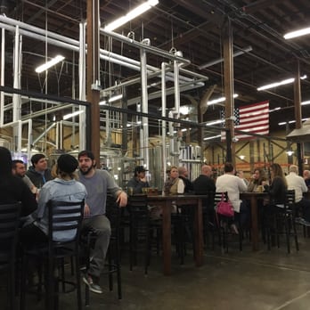 Cabarrus Brewing Company - Seating next to the Brewery - Breweries Near Me - Concord, North Carolina