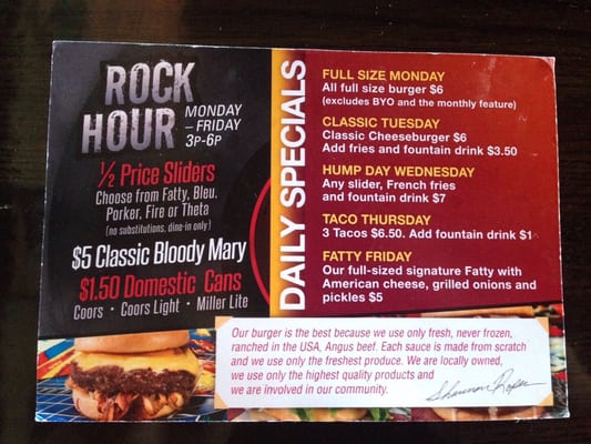 Menu photo 8 S&B's Burger Joint Lawton, OK Menu photo 8 S&B's Burger Joint Lawton, OK