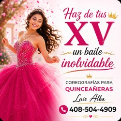 Academia 51 - Maestro de vals para quinceañeras en San José. Vals y baile sorpresa con coreografías personalizadas.
