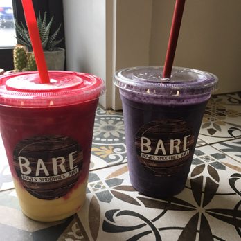 BARE Blends - Tequila- less sunrise and Blueberry Muffin - Juice Bars & Smoothies Near Me - Albany, New York