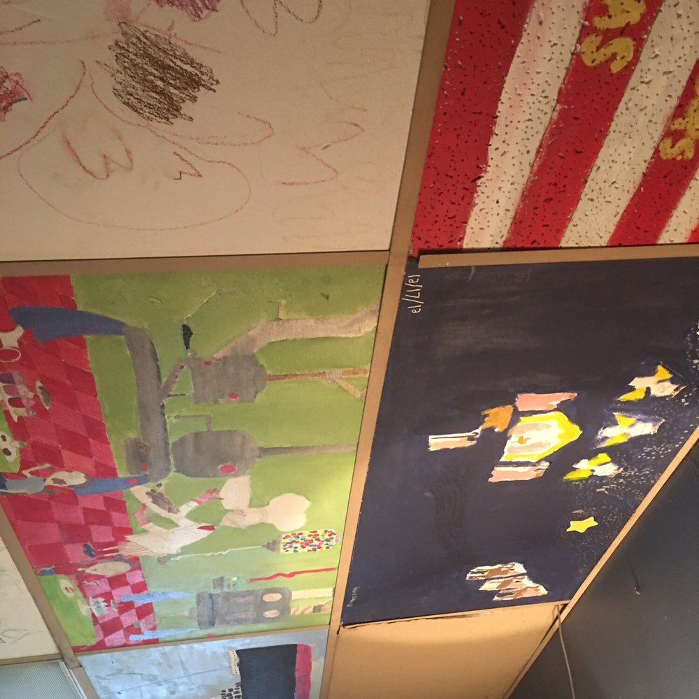 Anomaly Craft Brewing - Cool ceiling art - Comfort Food Near Me - Berwick, Pennsylvania