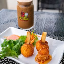 V Bistro - Shrimp Paste Lollipops