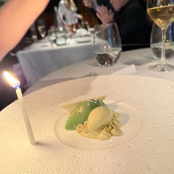 Le Bernardin - Pistachio ice cream. Fan favorite. - French Near Me - New York, New York
