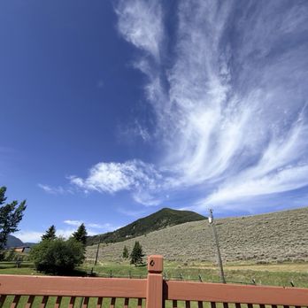 AAA Red Lodge Rentals - View from hammock on back porch. - Vacation Rentals Near Me AAA Red Lodge Rentals - View from hammock on back porch. - Vacation Rentals Near Me