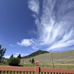 AAA Red Lodge Rentals - View from hammock on back porch.