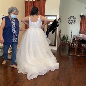 Simply Maria - 2nd Dress fitting before final alterations - Sewing & Alterations Near Me - Murrieta, California Simply Maria - 2nd Dress fitting before final alterations - Sewing & Alterations Near Me - Murrieta, California