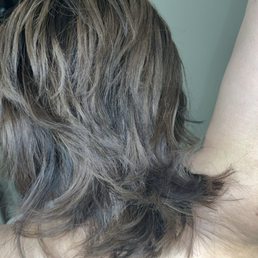 The highlights / balayage in question