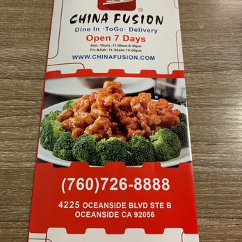 China Fusion - China Fusion Menu. Front Page. - Chinese Near Me - Oceanside, California China Fusion - China Fusion Menu. Front Page. - Chinese Near Me - Oceanside, California