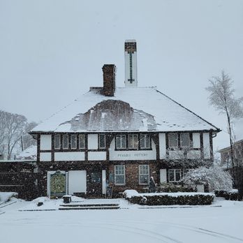 Pewabic - The 1907 historic pottery building with a light dusting of snow. - Art Galleries Near Me - Detroit, Michigan Pewabic - The 1907 historic pottery building with a light dusting of snow. - Art Galleries Near Me - Detroit, Michigan