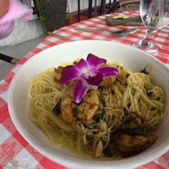 Bella Atalia - PASTA GARLIC OIL AND GRILLED SHRIMP - Italian Near Me - Naples, Florida