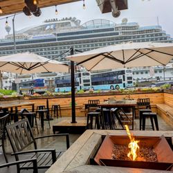 Griz Bar - Discovery Princess can be seen while sitting at GRIZ BAR