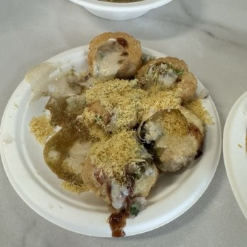 Chaat N Dosa - Dani Dahi Puri (7 PCS) - Vegetarian Near Me - Charlotte, North Carolina Chaat N Dosa - Dani Dahi Puri (7 PCS) - Vegetarian Near Me - Charlotte, North Carolina