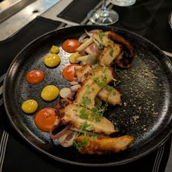 Glasspar - Octopus appetizer