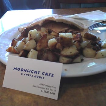 Moonlight Cafe - roastbeef in pita...yum - Cafes Near Me - San Francisco, California
