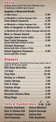 Menu photo 1 Mama Rosa's Pizzeria Grosse Pointe, MI