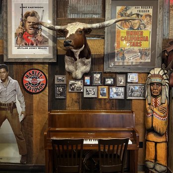 Doc Holliday’s Roadhouse - a piano and a cow skull - Steakhouses Near Me - Williston, North Dakota Doc Holliday’s Roadhouse - a piano and a cow skull - Steakhouses Near Me - Williston, North Dakota