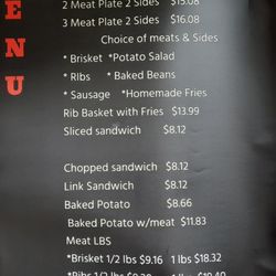 Adolph's BBQ and Catering - New menu 2022