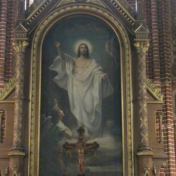 Ev. Immanuel-Kirche - Altarbild. Jesus Christus. - Churches Near Me - Berlin, BE
