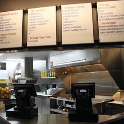 Penn Station East Coast Subs - Order up front, right where you walk in!