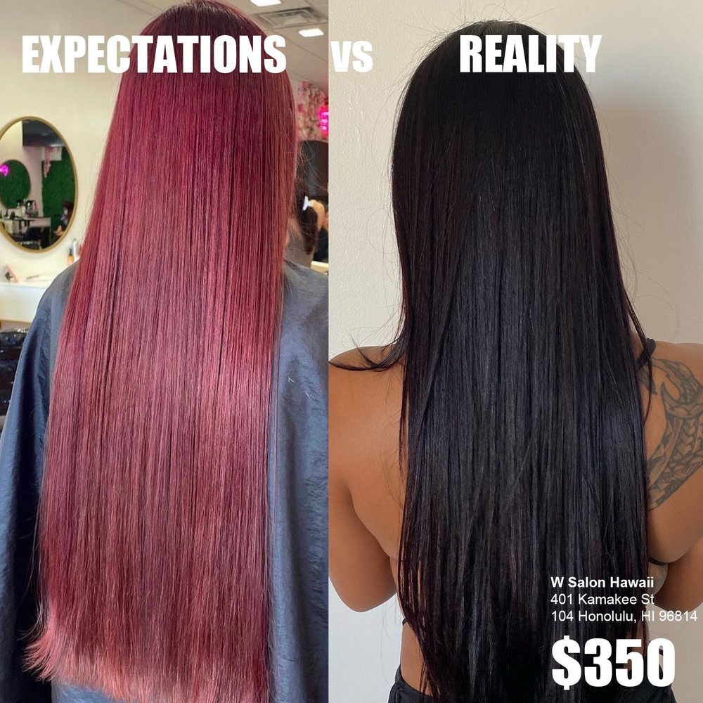 Expectations vs reality The salons response "we chose this to align your lifestyle. Your hair looks great" Expectations vs reality The salons response "we chose this to align your lifestyle. Your hair looks great"