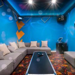 La Music Tribe - Karaoke Party Room with professional sound and edgy mood lights. Only at LMT!