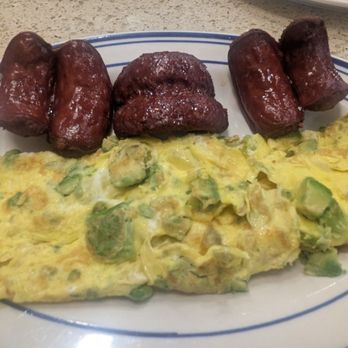 Stop 20 Diner - Avocado omelette and beef sausage - Diners Near Me - Elmont, New York