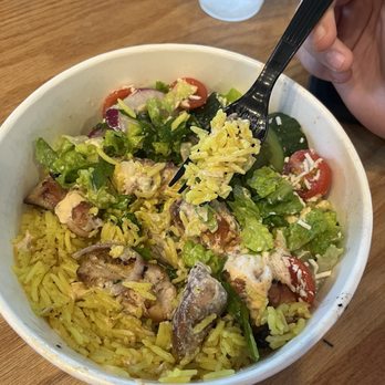 Nick The Greek - Chicken souvlaki Mediterranean bowl - Greek Near Me - Dublin, California Nick The Greek - Chicken souvlaki Mediterranean bowl - Greek Near Me - Dublin, California