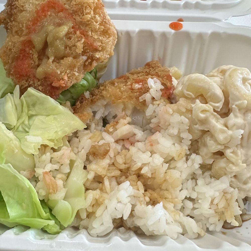Ono Hawaiian BBQ - Island White Fish with the chili sauce it is so delicious as they punch to it - Hawaiian Near Me - Upland, California