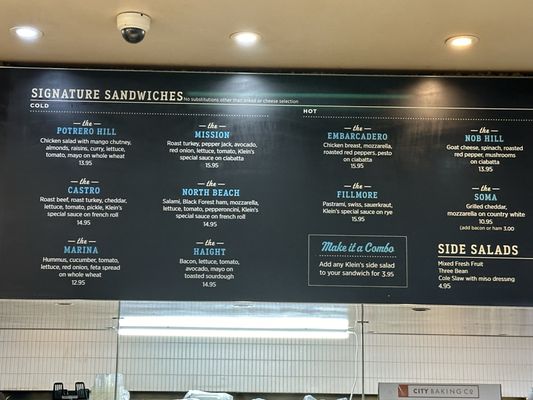 Menu photo 5 Klein's Deli San Francisco, CA Menu photo 5 Klein's Deli San Francisco, CA