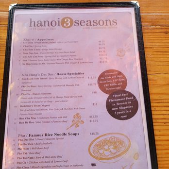 Hanoi 3 Seasons - Vietnamese Near Me - Toronto, Ontario
