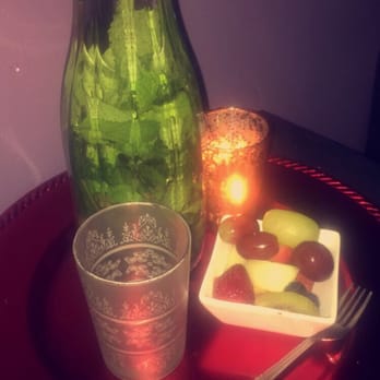 Spa Soleil Massage - Refreshments while you were waiting and or enjoying your rose petal foot soak. - Day Spas Near Me - Venice, California