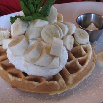 Classic Diner - Belgian Waffle with Whipped Cream & Bananas - YUM! - Diners Near Me - Malvern, Pennsylvania Classic Diner - Belgian Waffle with Whipped Cream & Bananas - YUM! - Diners Near Me - Malvern, Pennsylvania