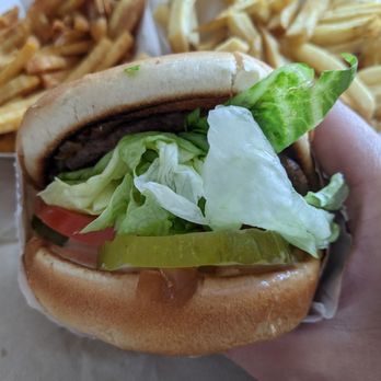 In-N-Out Burger - Regular Hamburger w/ Pickles and Grilled Onions - Burgers Near Me - San Jose, California In-N-Out Burger - Regular Hamburger w/ Pickles and Grilled Onions - Burgers Near Me - San Jose, California