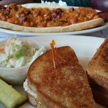 Dad's Copake Diner - My perfect tuna melt and my husband's foot long chili cheese dog. Both were excellent! - Diners Near Me - Copake, New York Dad's Copake Diner - My perfect tuna melt and my husband's foot long chili cheese dog. Both were excellent! - Diners Near Me - Copake, New York