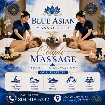 Blue Asian Massage Spa - Massage Therapy Near Me - Richmond, Virginia Blue Asian Massage Spa - Massage Therapy Near Me - Richmond, Virginia