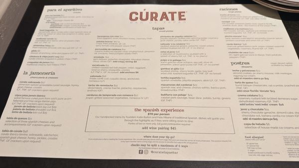 Menu photo 7 Cúrate Asheville, NC Menu photo 7 Cúrate Asheville, NC