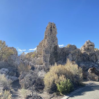 Mono Lake South Tufa Area - The south tufa formation . A type of calcium carbonate, a lime stone and is very fragile. - Hiking Near Me - Lee Vining, California Mono Lake South Tufa Area - The south tufa formation . A type of calcium carbonate, a lime stone and is very fragile. - Hiking Near Me - Lee Vining, California