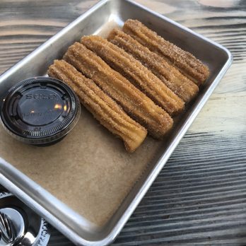 Rojo Gusano - Churros Con Hot Chocolate - Mexican Near Me - Chicago, Illinois