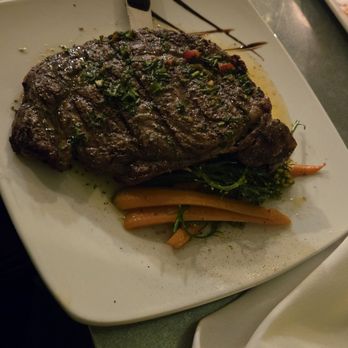 Crusco's - Bistecca Ribeye Ribeye steak over potatoes and fresh veggies - Italian Near Me - Angels Camp, California Crusco's - Bistecca Ribeye Ribeye steak over potatoes and fresh veggies - Italian Near Me - Angels Camp, California