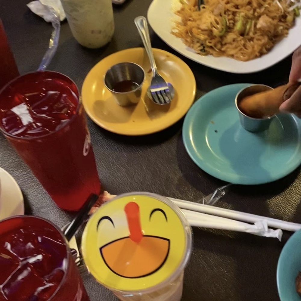 Lan Xang Fort Myers - Pad Thai Dinner and 2 Chicken Spring Rolls - Thai Near Me - Fort Myers, Florida Lan Xang Fort Myers - Pad Thai Dinner and 2 Chicken Spring Rolls - Thai Near Me - Fort Myers, Florida