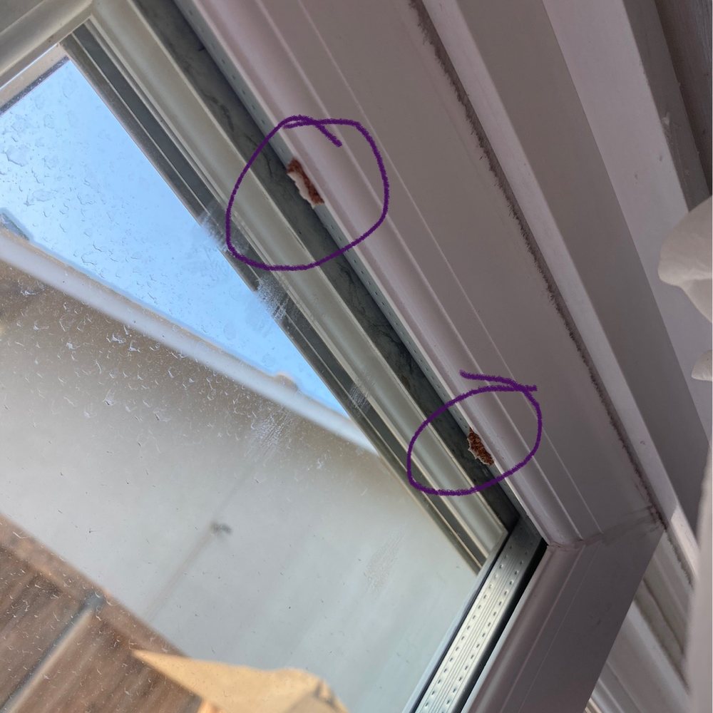 MD Glass - Cork pieces in slider to make the glass fit - Glass & Mirrors Near Me - Santa Ana, California MD Glass - Cork pieces in slider to make the glass fit - Glass & Mirrors Near Me - Santa Ana, California