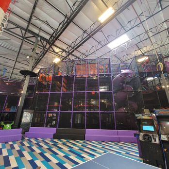 Gravity Extreme Zone - Main climbing area - Trampoline Parks Near Me - Chandler, Arizona